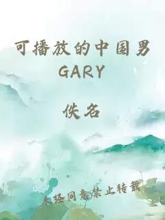 可播放的中国男GARY